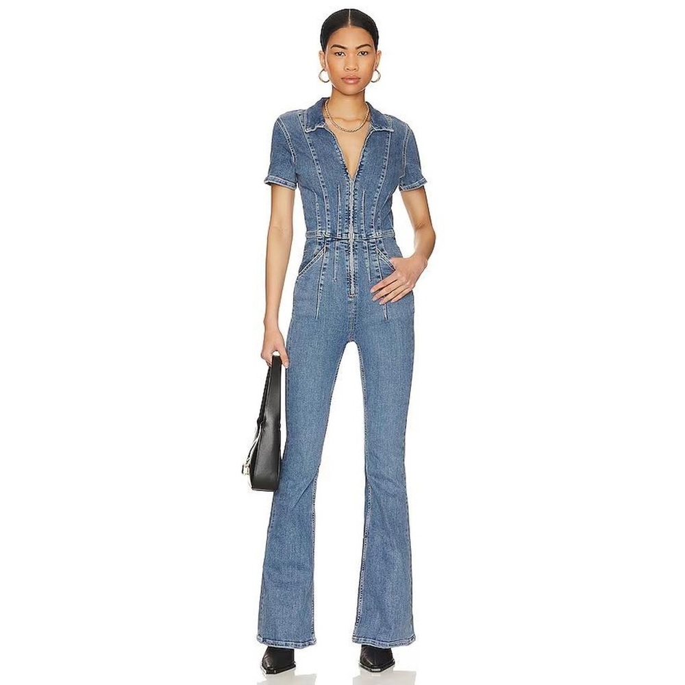 We The Free Denim Jumpsuit